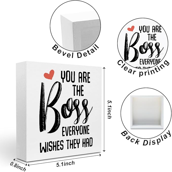 Boss Gifts for Women Man Leadership Gifts, Thank You Gifts Office Decor - Image 2