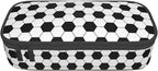 Soccer Texture Pencil Case Big Capacity Storage Pencil Pouch Stationery Bags - Image 9