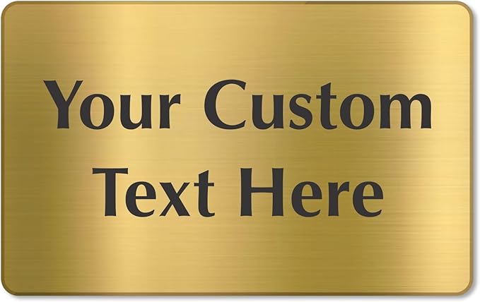 SmartSign Custom Brass Sign - Image 6
