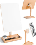 YEOUX Premium Desktop Glass Whiteboard & Magnetic Phone Stand 2-in-1 | 360° by Yeoux
