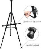 Art Artist Easel Stand for Displaying, RRFTOK Metal Tripod Adjustable Easels - Image 6