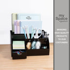 My Space Organizers Black Desk Organizer - Image 9