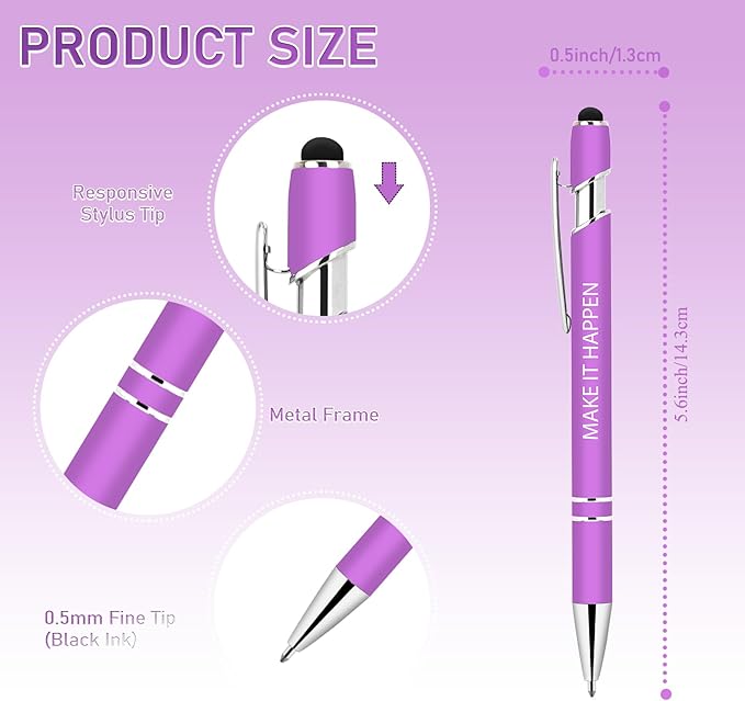Luxeviss 20 Pcs Inspirational Pens Bulk - Image 2