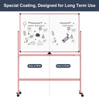 Mobile Whiteboard, 48x32 Inches Dry Erase Board - Image 5
