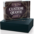 Custom Acrylic Sign Personalized, Custom Desk Name Plate, 18 Styles, - Image 3
