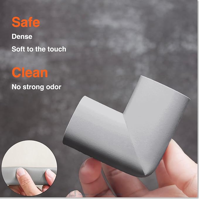 Roving Cove HeftyFit Edge Corner Protector Baby Proofing, Heavy-Duty, Soft NBR - Image 3