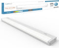 Leetdud LED Under Cabinet Lighting Hardwired or Plug in, 24 Inch 12W, Dimmable