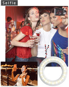 XINBAOHONG Selfie Ring Light Rechargeable Portable Clip-on Selfie Fill Light - Image 4