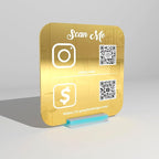 EGD Personalized Social Media QR Code Sign by E-GraphicDesignInc