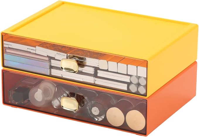 OSteed Spacious Desktop Storage Box, 1 Large Storage Drawer, Stackable Office - Image 7