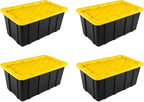 Sterilite 4-Pack Industrial Tote, Plastic Storage Container Bins - Image 2