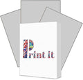 Print It - Vellum Bristol Colored Cardstock Cover Paper, 67 Lb, 8.5" X 11” by Unknown