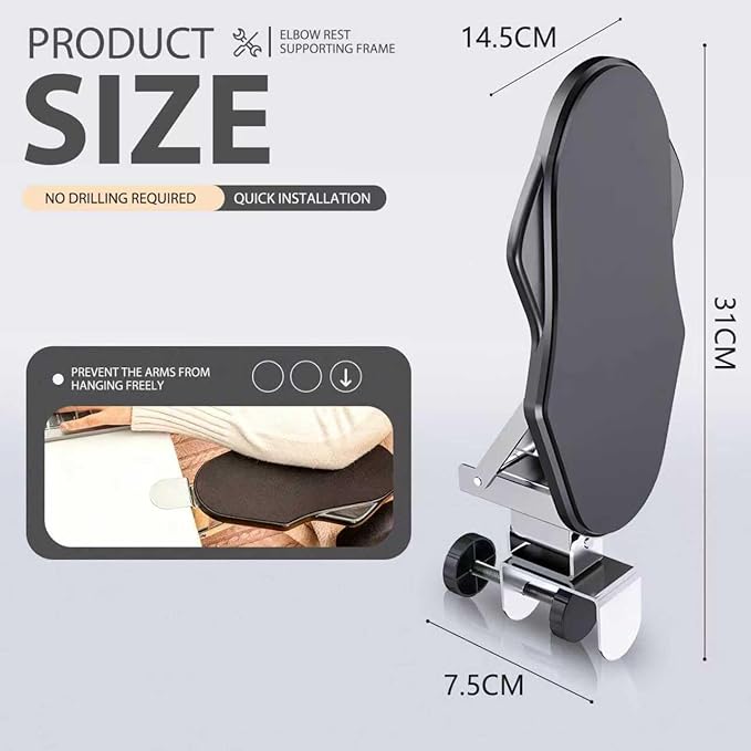 Miocololy Computer Adjustable Ergonomic Arm Rest - Image 2