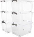 Citylife 6 Packs 69 QT Plastic Storage Bins by Unknown