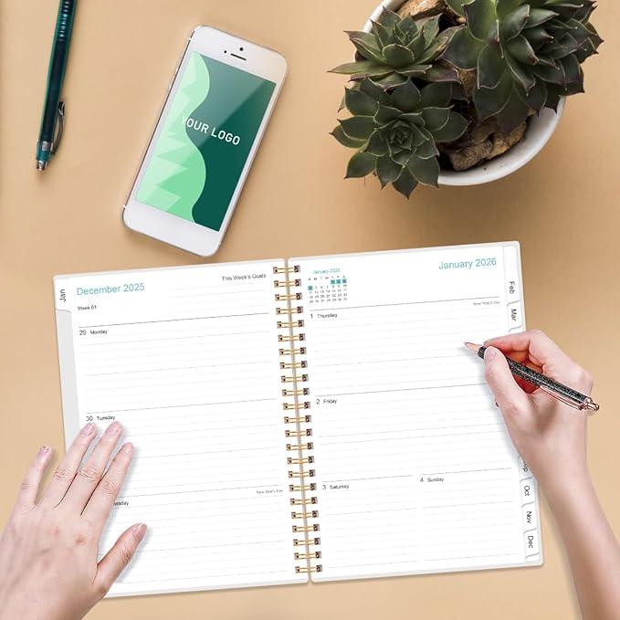 2026 Planner - Planner 2026 from January 2026 - December 2026, Weekly & Monthly - Image 7