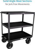 PROAIM Bowado 36" Video Camera Production Cart - Image 6