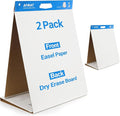 2-Pack Tabletop Sticky Easel Pad and Dry Erase Board 2 in 1, 20 x 23 inches by AFMAT