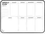 Aroundesk Double Sided Weekly Dry Erase Board - Image 8