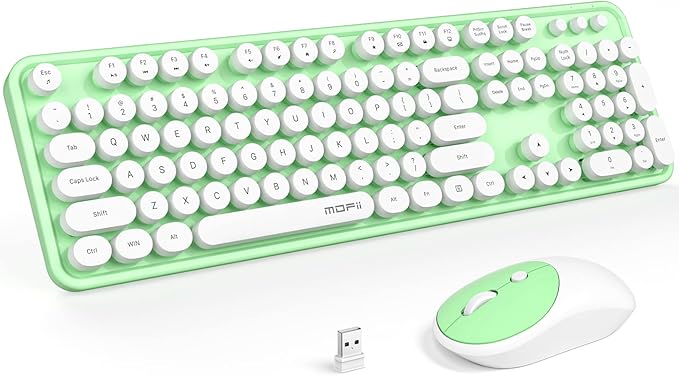 MOFII Wireless Keyboard and Mouse Combo, Computer Full Size 2.4G Plug and Play by MOFII