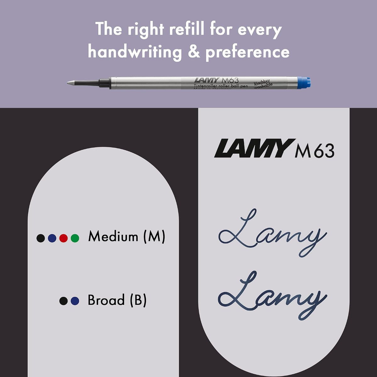 Lamy safari meteora - Rollerball Pen with ergonomic grip & line width M -...
