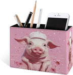 Famame Pig Pink with Hat Pencil Holder - Image 2