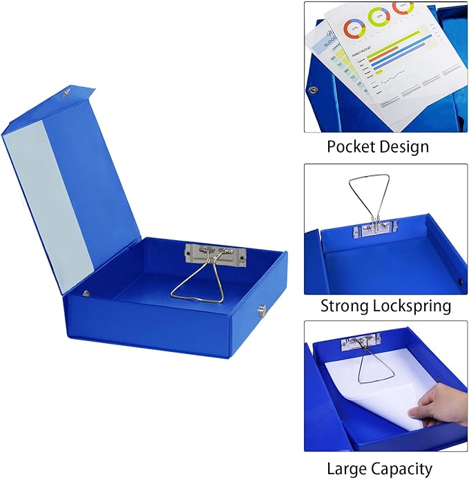 URbantin 6 Pack Foldable Plastic Box Files A4 - Image 6