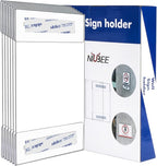 Niubee 11x14 inch Wall Mount Acrylic Sign Holder - Image 7