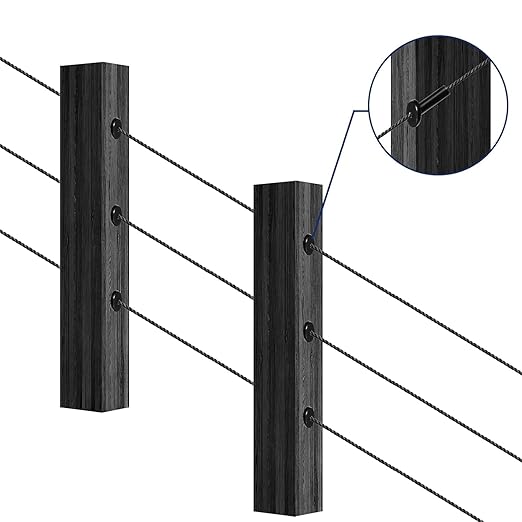 RiaYer 20 Pack 30 Degree Angle Protective Sleeves, T316 Marine Grade Cable - Image 3