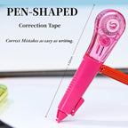 WISOPTUS Correction Tape Pen, 10-Count Pack, 19.69ft Each, Dry Instantly - Image 6