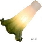 Bieye LS05S Lily Flower Blown Glass Lampshade - Image 2