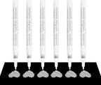 Grabie 6 White Extra Fine Tip Acrylic Paint Marker Set, 6 Pack, 0.7mm Acrylic - Image 2