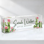 Custom Name Plate for Desk by SalaGraphics