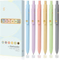 FIOVER Colored Pens, 6 Pack Colorful Gel Pens, Quick-Dry 0.7mm Medium Point by FIOVER