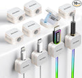 Magnetic Cable Clips Cord Organizer Holder, Adhesive Phone Cable Wire Charger by Aimiduo