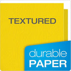 Oxford Twin-Pocket Folders, Textured Paper, Letter Size, Holds 100 Sheets - Image 4