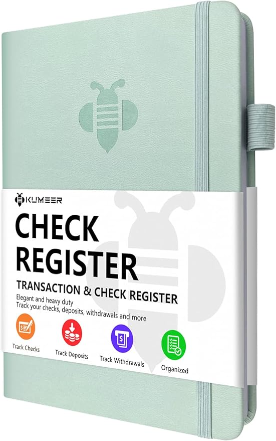 KUMEER Check Register – Elegant Check Registers by KUMEER