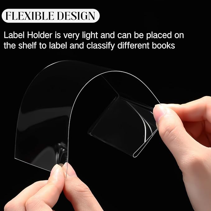Containlol 60 Sets Moveable Shelf Label Display Holders - Image 5