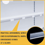 Fainne 50 Pcs Shelf Label Strips 1.25''H x 48 L Self Adhesive Shelf Label - Image 5