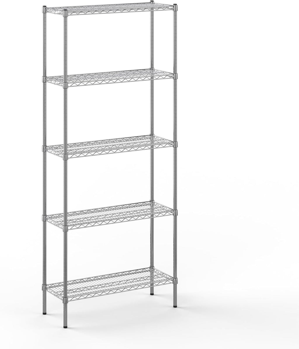 Regal Altair 14" Deep x 36" Wide x 86" Height Wire Shelving Kit | 5-Tier | NSF