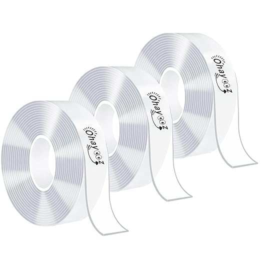 Ohayooz® Extra Strong Double Sided Tape Heavy Duty Removable 30FT, Photo Deco by MakeYourLifeBetter