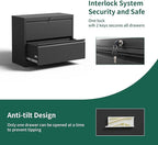 Yukimo 2 Drawer Lateral File Cabinet - Image 5