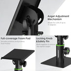 Vondynote Set of 2 Tablet Stand Holders Desktop Stands Angle Height Adjustable - Image 2