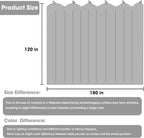 Cbsroro Room Divider Blackout Curtain Track Curtains Wall Dividers Panels Screen - Image 2