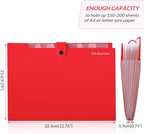 SKYDUE 8 Pockets Expanding File Organizer, Expandable File Folders - Image 3