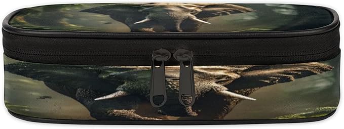 Pardick 3D Elephant Pencil Case，Big Capacity Pencil Pouch Coin Pouch Stationery - Image 3