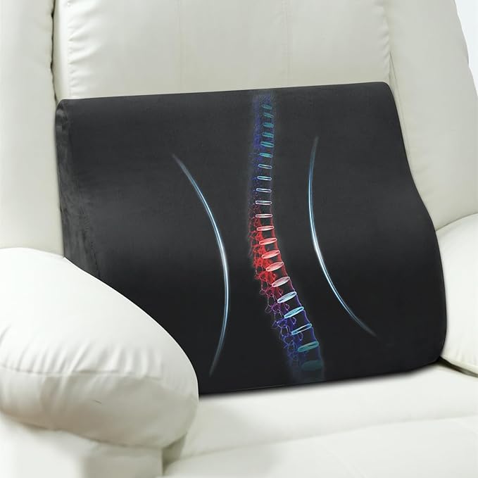 AHUAWA Lumbar Support Pillow for Recliner Chair and Couch, Memory Foam Back by AHUAWA