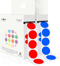 PARLAIM 2 Rolls 2000PCS 3/4" Round Circle Color-Code Dot Stickers, 2 Color by PARLAIM