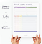 Task Planner & Tracker 8.5 x 11 Tear-Off 70 Sheet Planner Pad – Project - Image 2