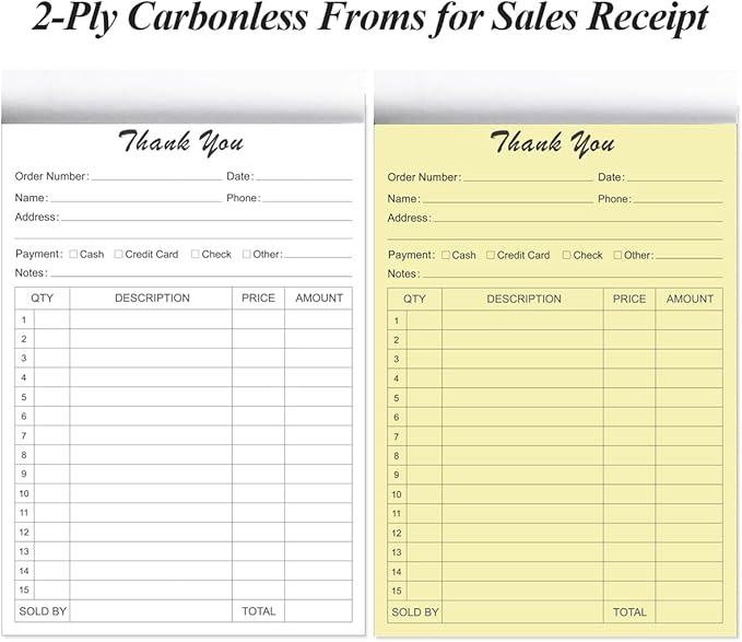 Thank You Receipt Book - Image 2