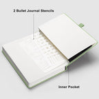 RETTACY Bullet Dotted Journal Notebook, 320 Numbered Pages, A5 Medium Size - Image 7
